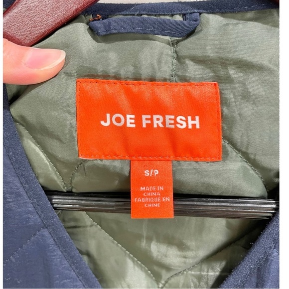 Joe Fresh Navy Onion Quilted Field Vest Size S (unisex) - Picture 4 of 5